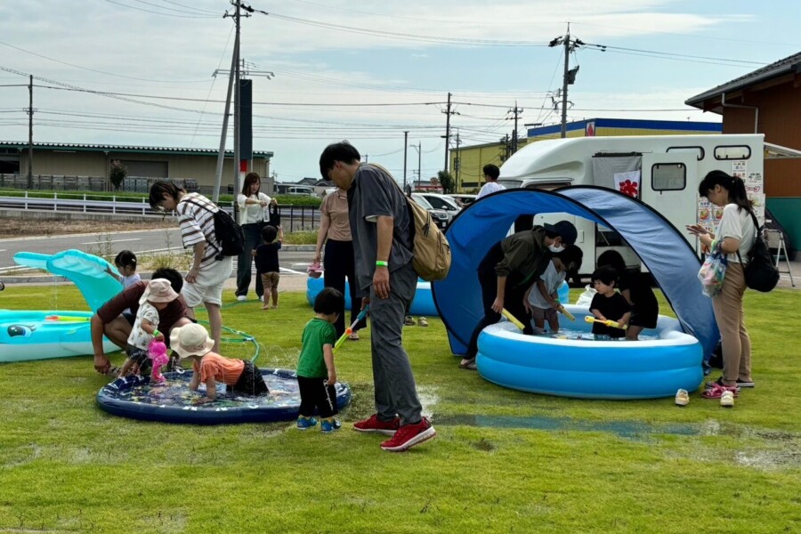 本開発公園『水と遊ぼう！外で思いっきりたのしもう！』